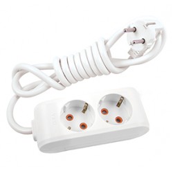 VİKO İKİLİ TOPRAKLI PİRİZ ÇOCUK KORUMALI KABLOLU 2 MT MULTI JET  VİKO İKİLİ TOPRAKLI PİRİZ ÇOCUK KORUMALI KABLOLU 2 MT MULTI JET